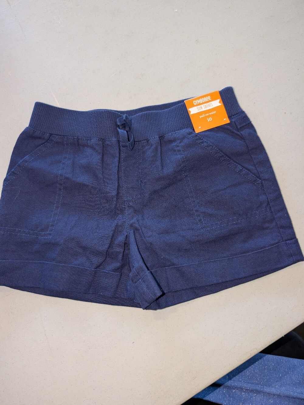 Gymboree Navy Rib Waist Pull-On Girls' Shorts